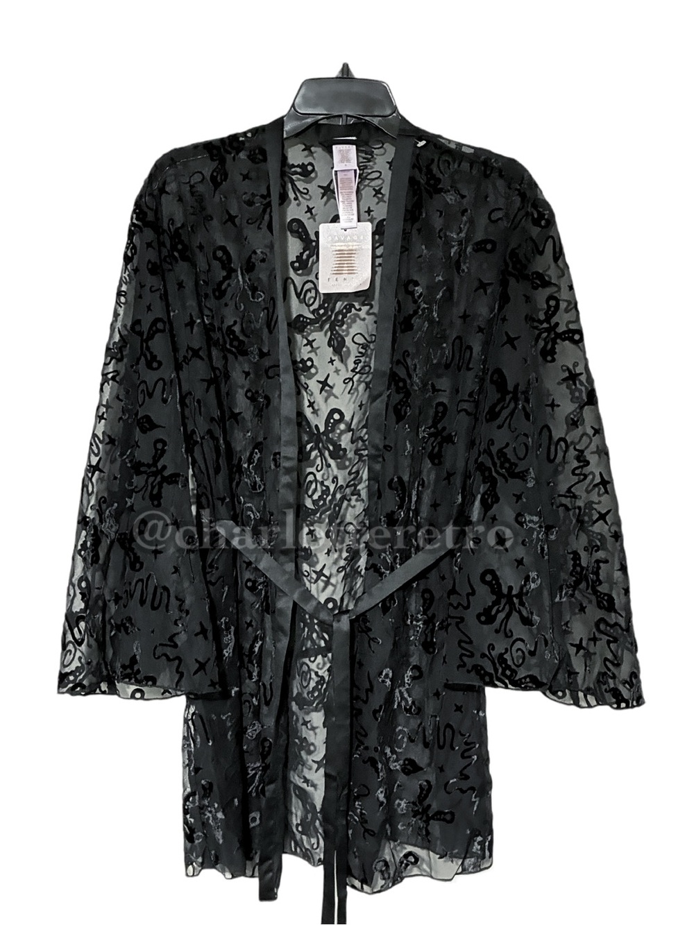 Savage x Fenty • Devoré Dreams Velvet Short Robe